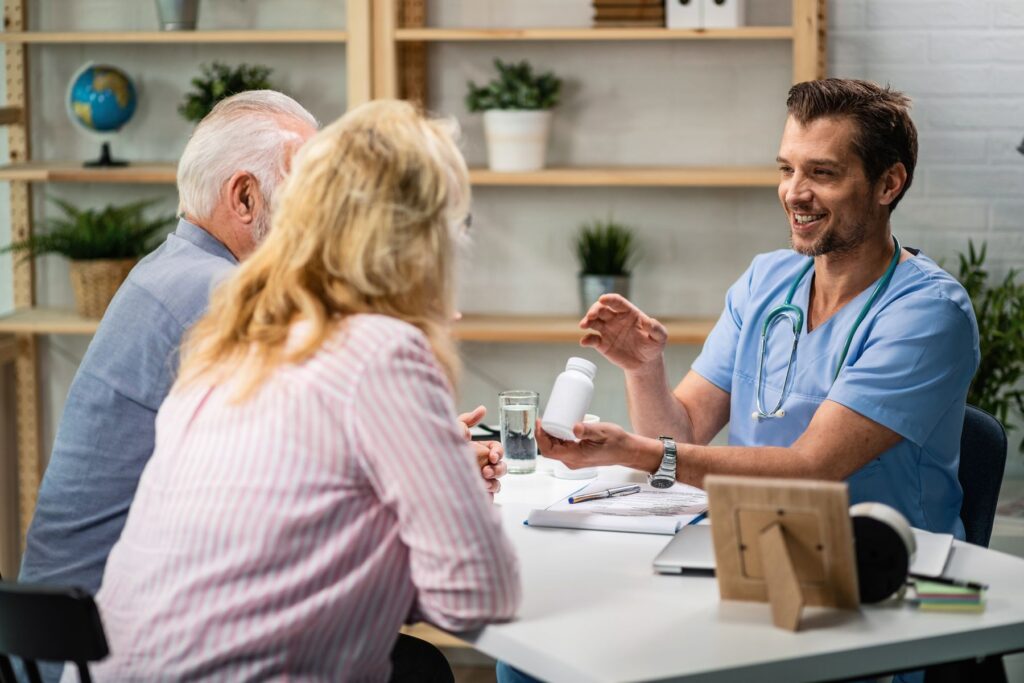 suivi médical d'un couple de seniors atteints d'hypernatrémie