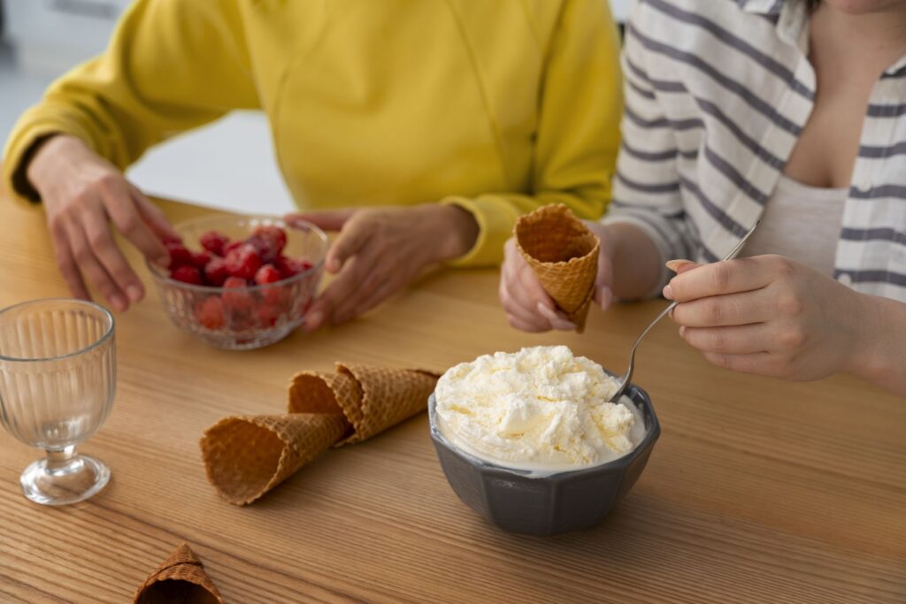 glace pour senior refusant de s'alimenter