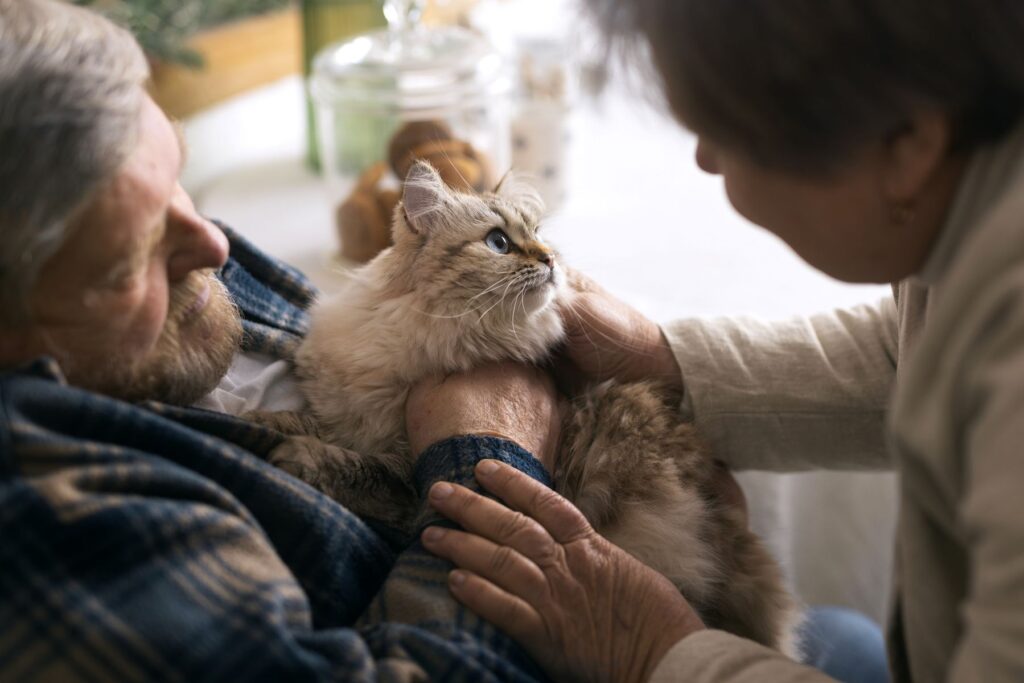 séances de zoothérapie en maison de retraite