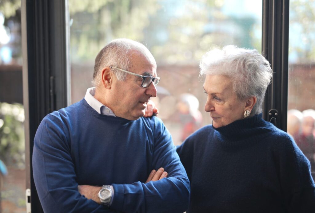 personne âgée atteinte de la maladie d'Alzheimer à un stade avancé