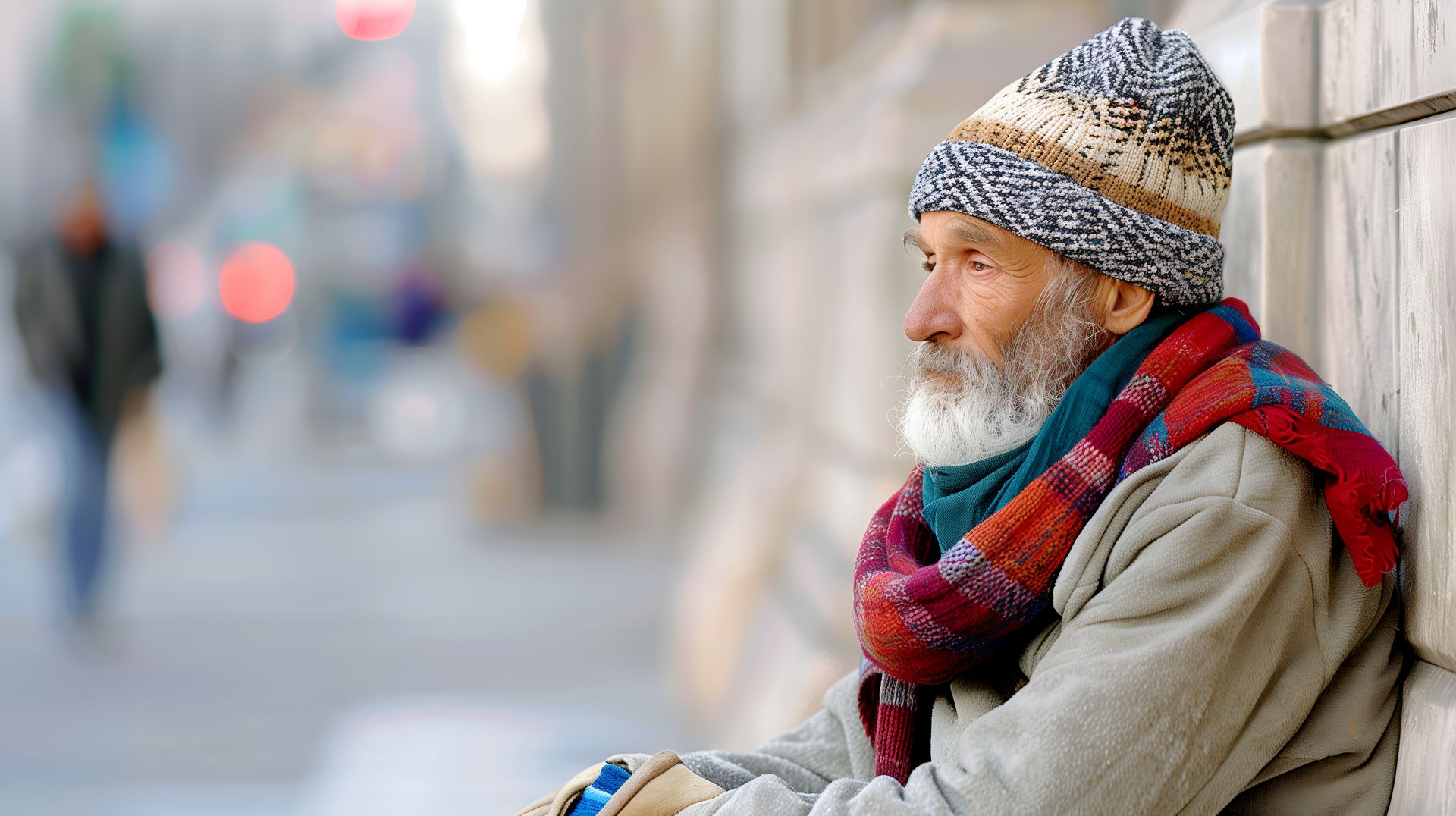 Senior sans-abris en situation de précarité Ile-de-France